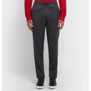 A.P.C Mens Gray Drawstring Stretch Slim-Fit Straight Leg Casual Pant Size XS/46